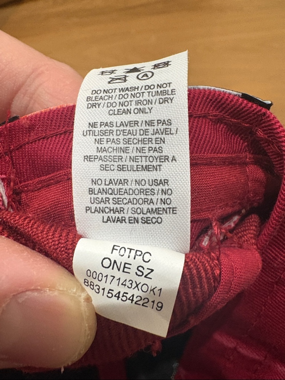University of Oklahoma OU Sooners Crimson Hat Nike Just Do It Wool Blend - Picture 8 of 12